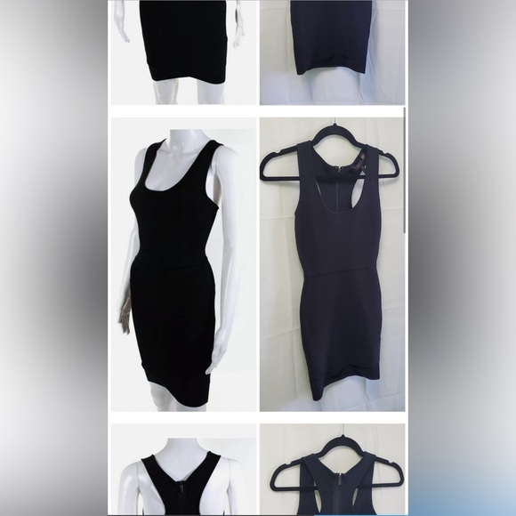 BCBGMAXAZRIA Black Gisela Stretch
Bodycon Bandage Dress Size M - Picture 6 of 6